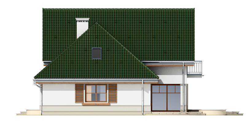 Dom w brzozach (odbicie lustrzane) - miniatura 7