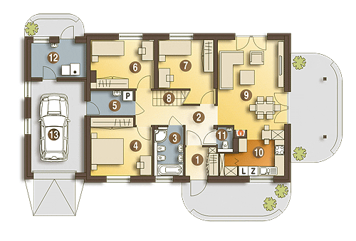 Hirek z garażem 1-st. [A] - miniatura 8