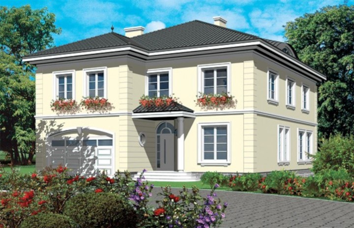 budowa domu Beata (odbicie lustrzane) - New-House
