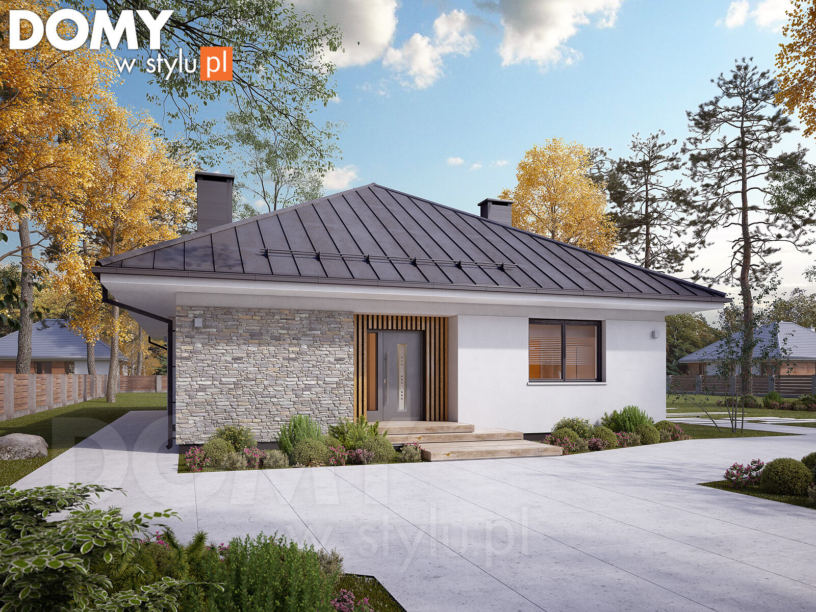 budowa domu Feniks 3 (odbicie lustrzane) - New-House