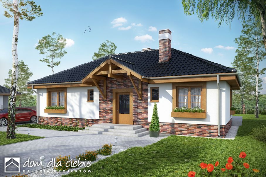 budowa domu Filipek bez garażu [B] - New-House