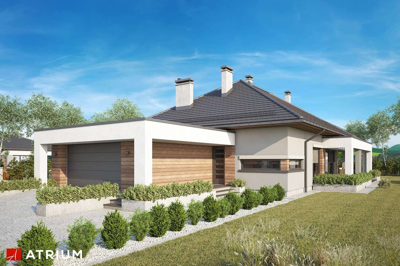 budowa domu Sardynia XV (odbicie lustrzane) - New-House