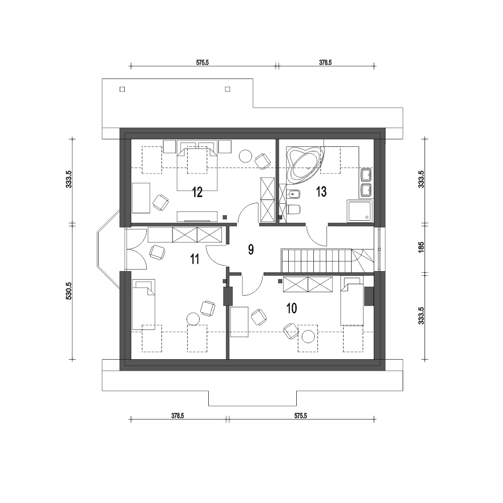 Dom Dla Ciebie 2 w2 bez garażu [B] - miniatura 9