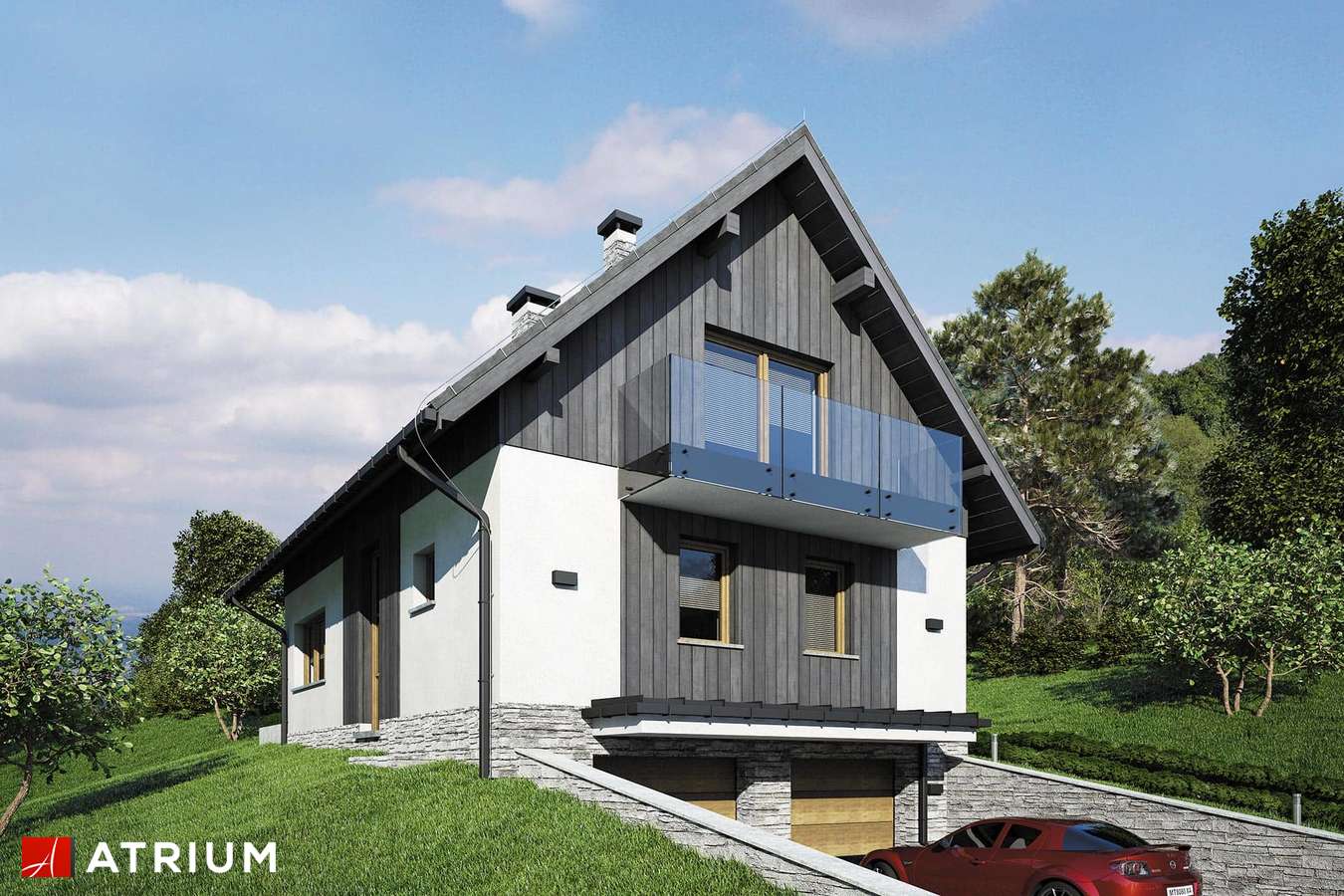 budowa domu Jaworzyna II (odbicie lustrzane) - New-House