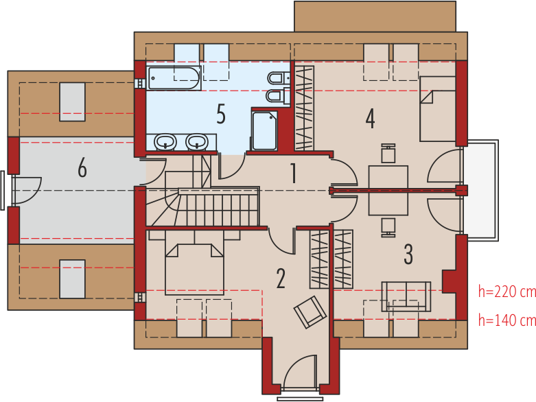 E5 G1 ECONOMIC (wersja B) (odbicie lustrzane) - miniatura 5