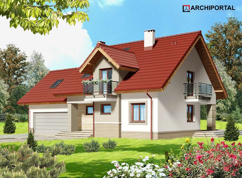 budowa domu Telesto II (odbicie lustrzane) - New-House