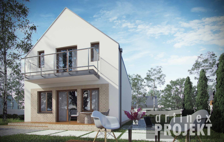 bUDOWA DOMU D102B (odbicie lustrzane) Z New-House