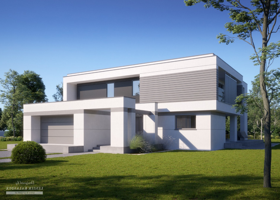 Budowa domu LK&1484 (odbicie lustrzane) z New-House