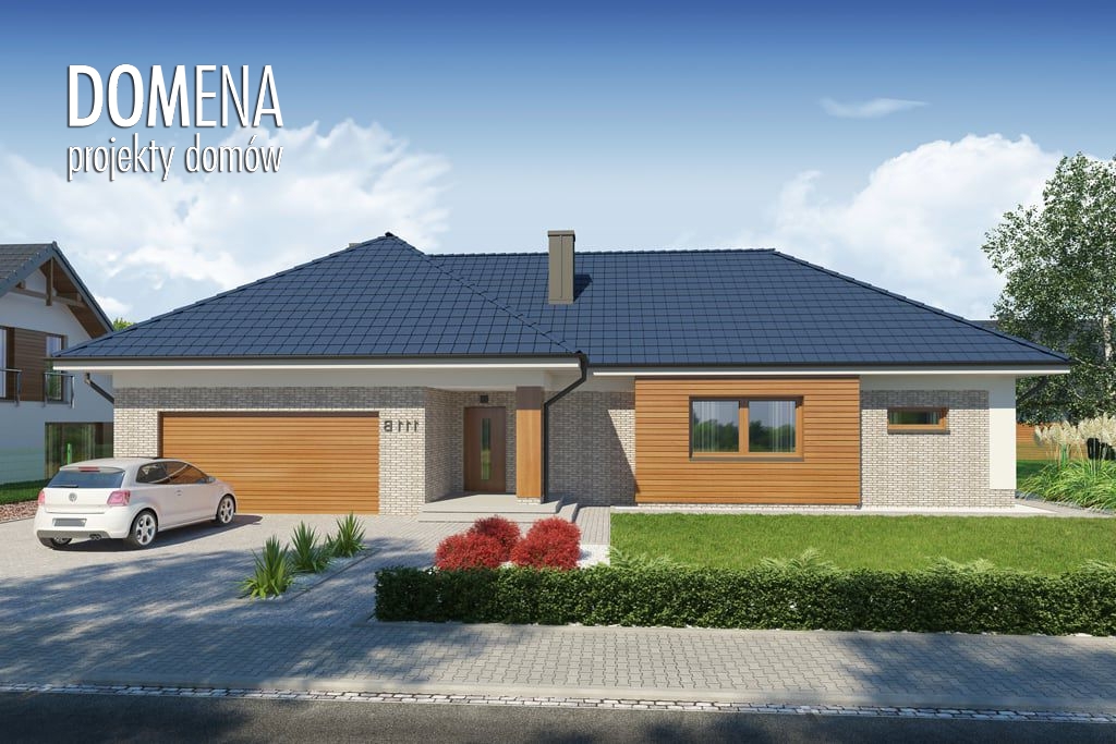 budowa domu Domena 111 B (Odbicie lustrzane) - New-House