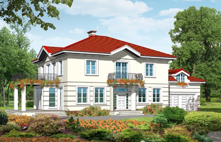 budowa domu Judyta (odbicie lustrzane) - New-House