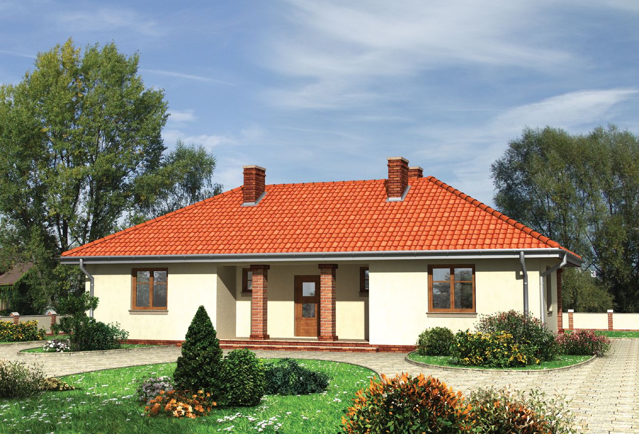budowa domu Migdał (odbicie lustrzane) - New-House