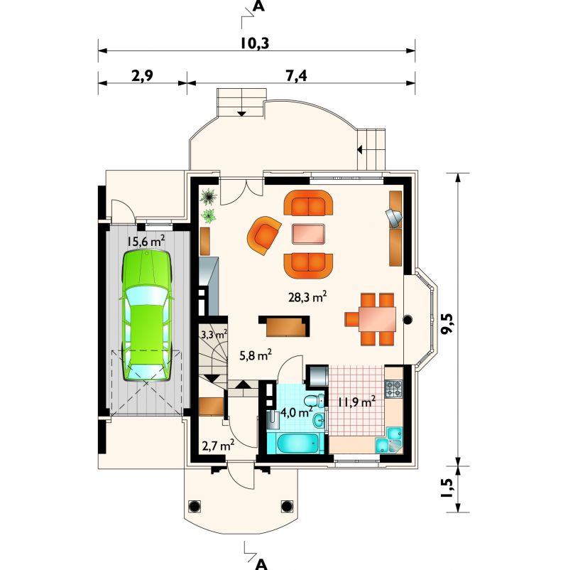 Kumak Duo (odbicie lustrzane) - miniatura 3