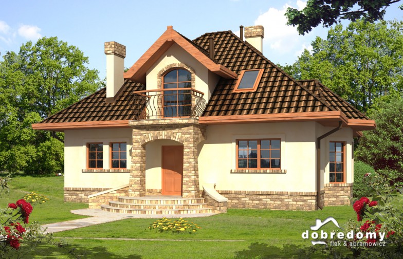 budowa domu Tryton III odbicie lustrzane - New-House