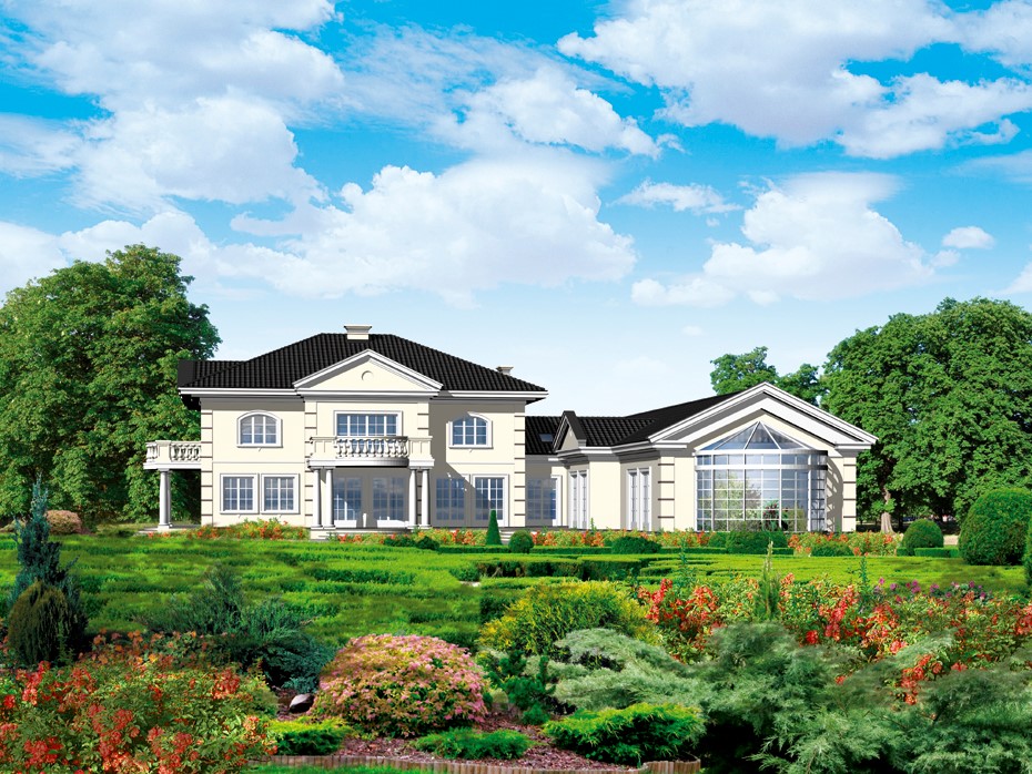 budowa domu Antonia II z basenem (odbicie lustrzane) - New-House