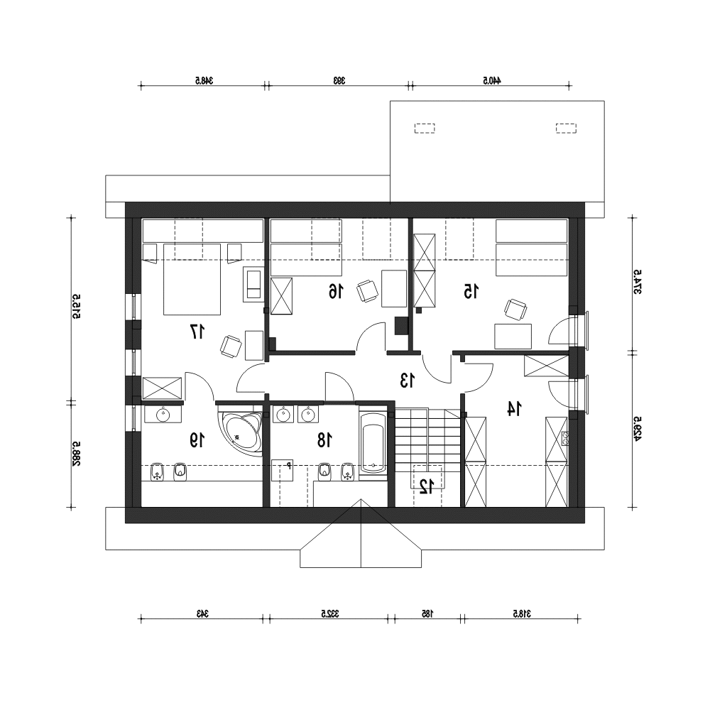 Julia z garażem 1-st. [A1] (odbicie lustrzane) - miniatura 10