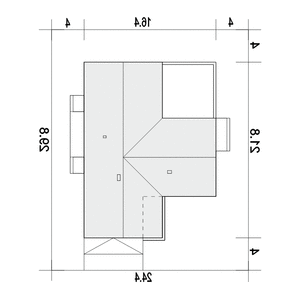 Magnetyt II z garażem 2-st. [A] (odbicie lustrzane) - miniatura 9