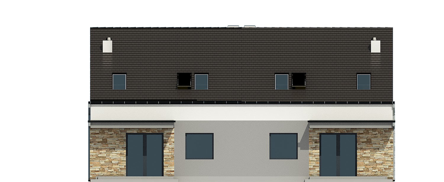 Mazurek z garażem 1-st. bliźniak [A-BL1] - miniatura 4