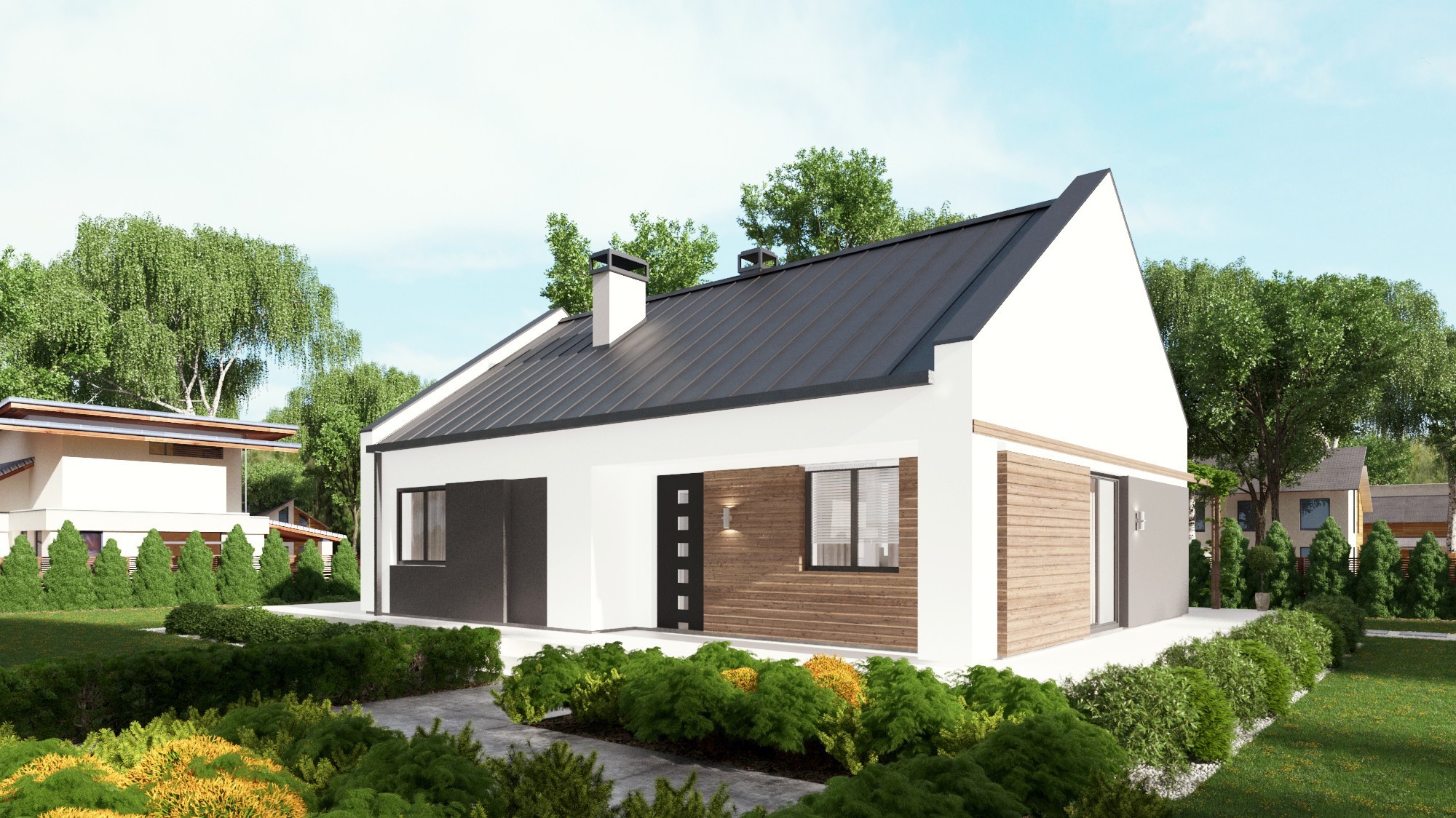 budowa domu uA11 (Odbicie lustrzane) - New-House