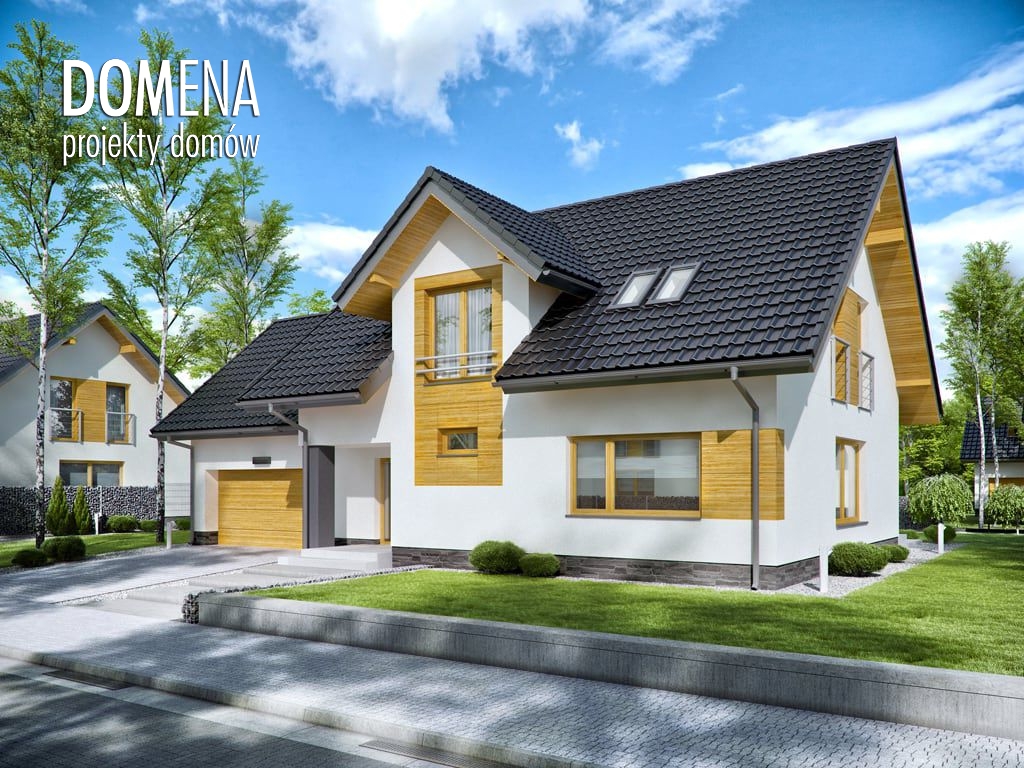budowa domu Domena 201 B (Odbicie lustrzane) - New-House