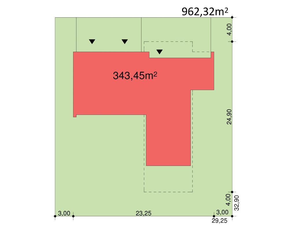 PS-GS-200-20-G4-V6 Projekt nowoczesnego domu z płaskim dachem - miniatura 12