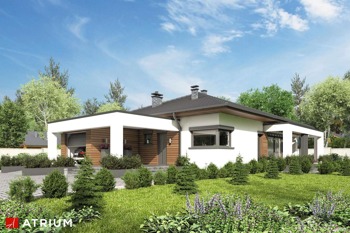 budowa domu Sardynia IV Bis odbicie lustrzane- New-House