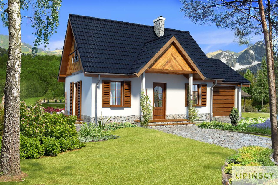 Budowa domu Oslo II LMP26a (odbicie lustrzane) z New-House