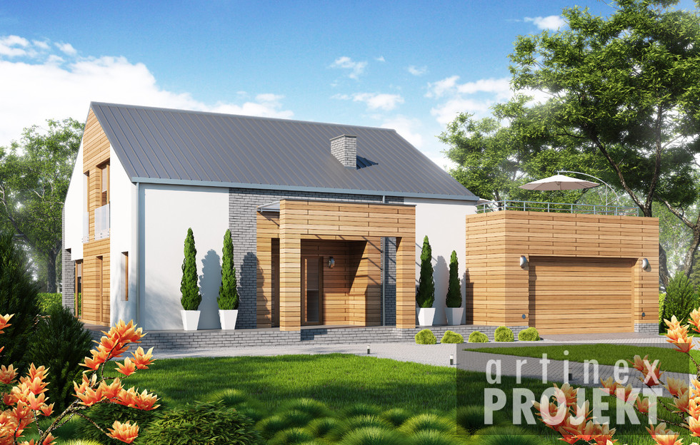 budowa domu- D120 (odbicie lustrzane)- New-House