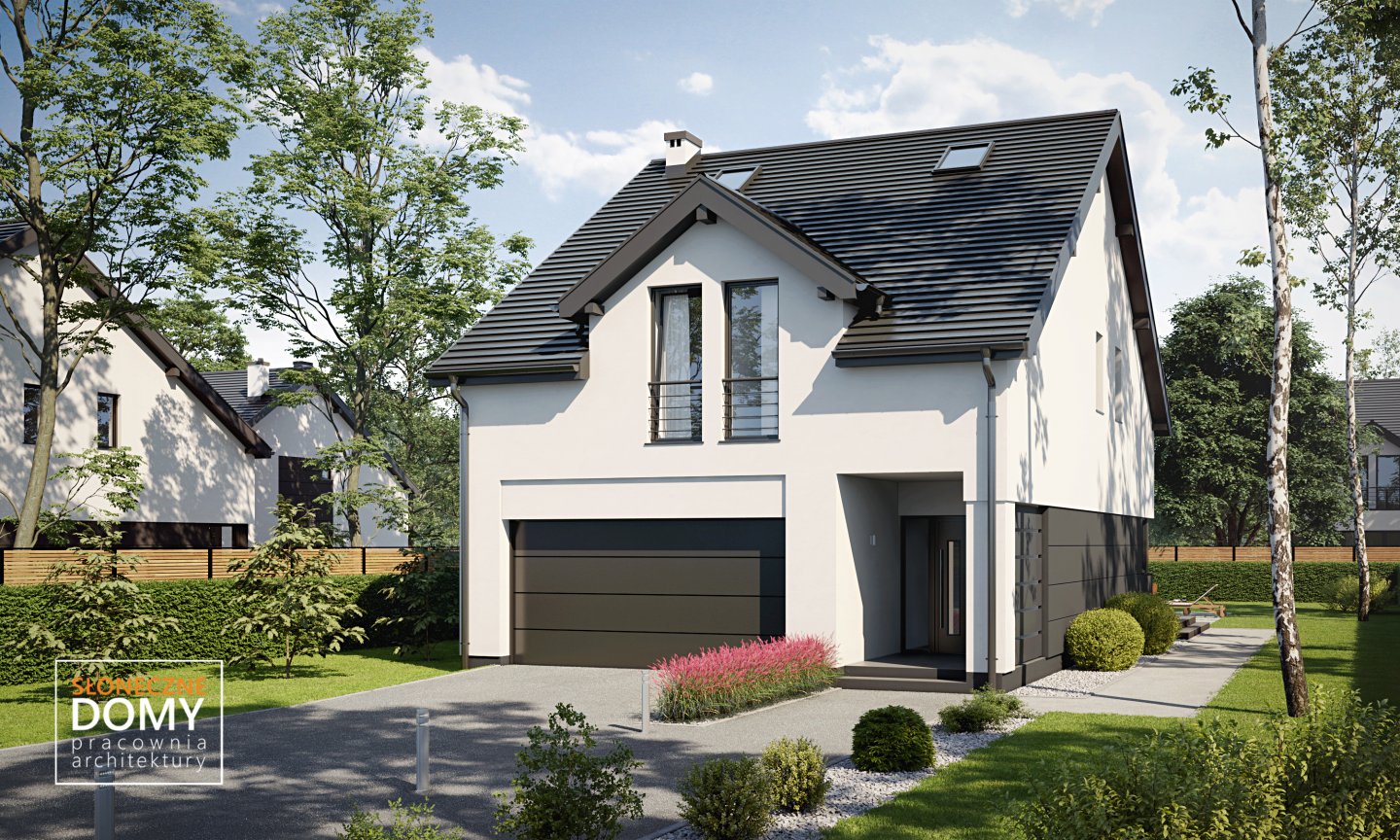 budowa domu - Miramar A (odbicie lustrzane) - New-House