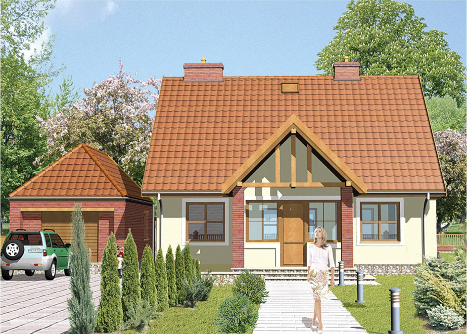Budowa domu LK&72 (odbicie lustrzane) z New-House