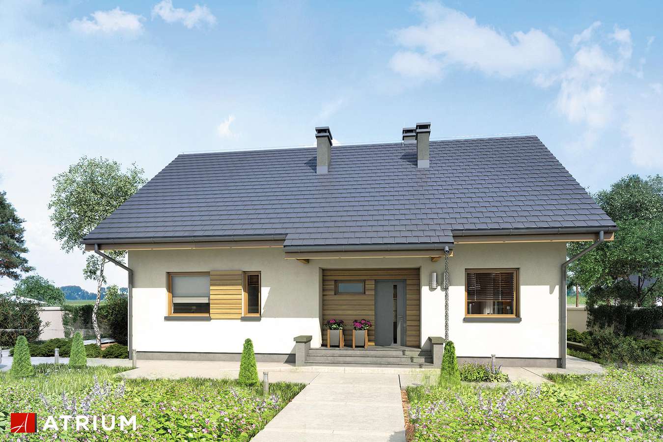 budowa domu Neo X (odbicie lustrzane)- New-House
