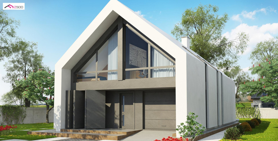budowa domu Z215 A (odbicie lustrzane)- New-House