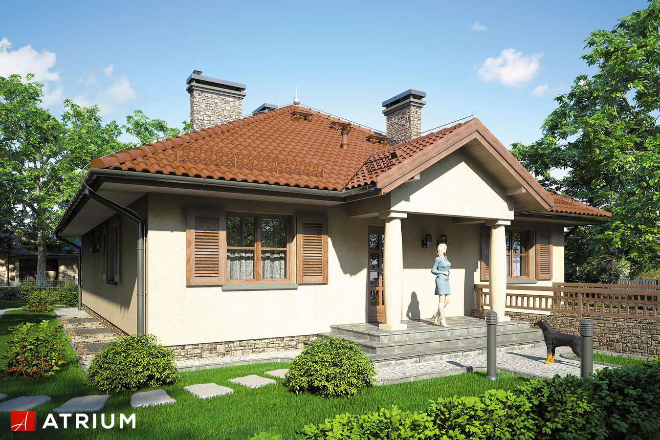 budowa domu Kalifornia II (odbicie lustrzane) - New-House