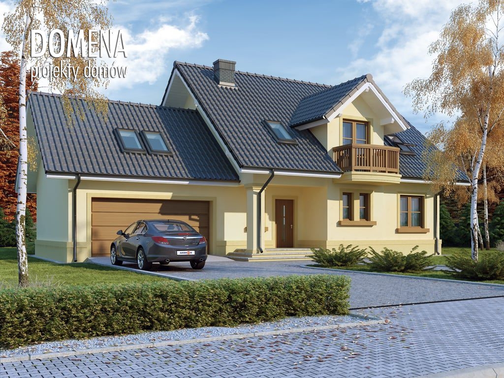 budowa domu Rozeta 2 (Odbicie lustrzane) - New-House