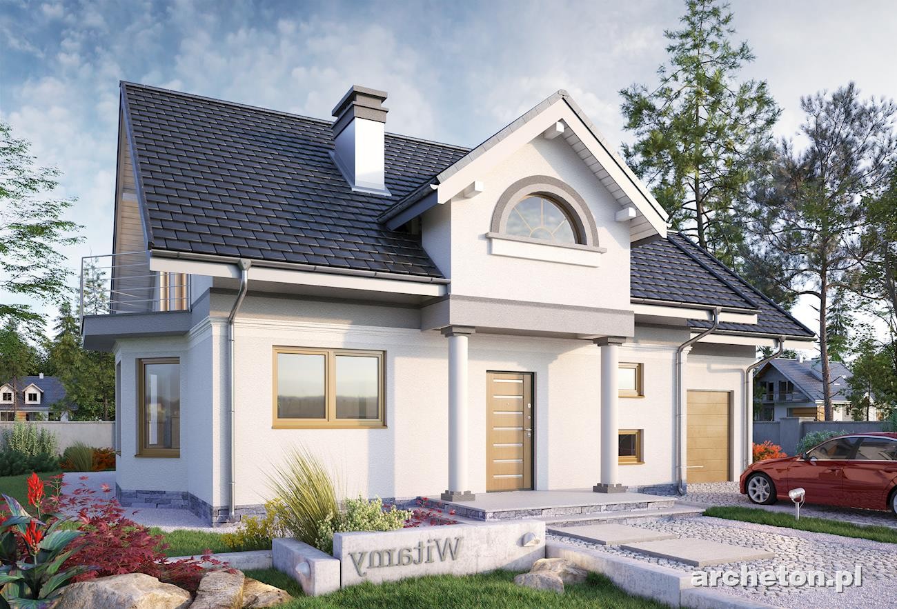 budowa domu Chaber Lux (odbicie lustrzane) - New-House