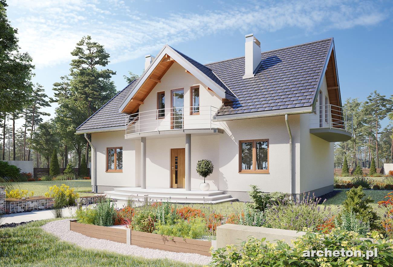 budowa domu Akord (odbicie lustrzane)- New-House
