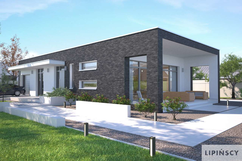 Budowa domu Lancaster II DCB104a (odbicie lustrzane) z New-House