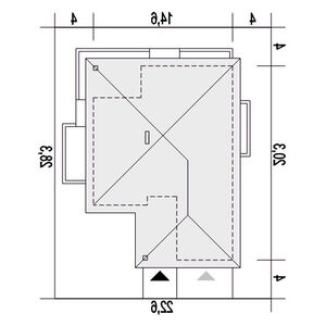 Aura z garażem 1-st. [A] (odbicie lustrzane) - miniatura 11