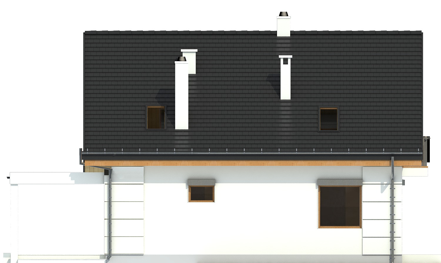 Nowinka VI z garażem i wiatą [A1] - miniatura 4