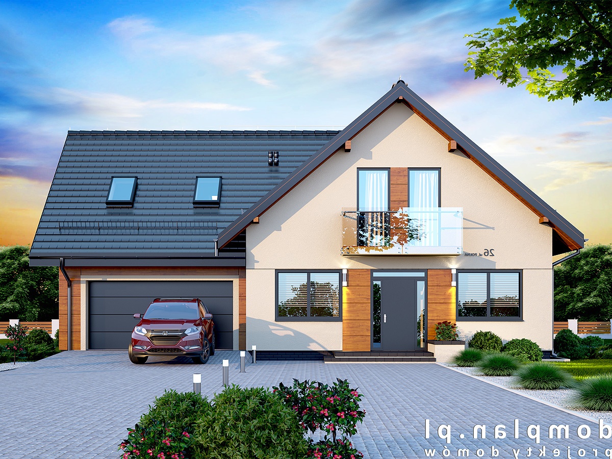 budowa domu GALILEA BIS 2M (Odbicie lustrzane) - New-House
