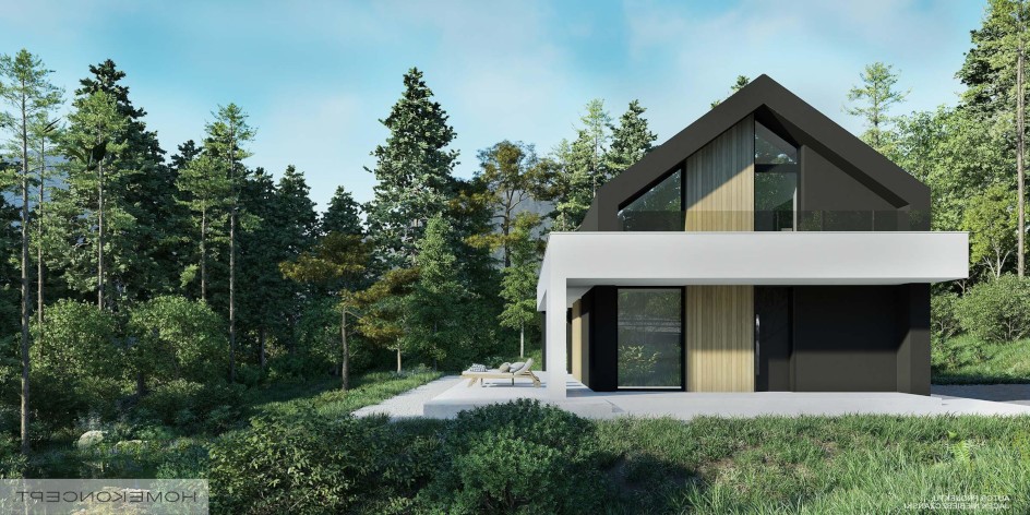 budowa domu HOMEKONCEPT New House 753 (odbicie lustrzane) - New-House