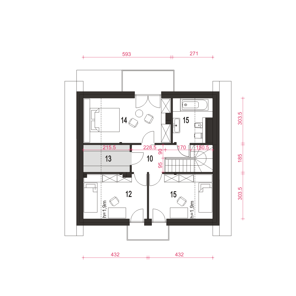Dom Dla Ciebie 6 bez garażu [B] - miniatura 10
