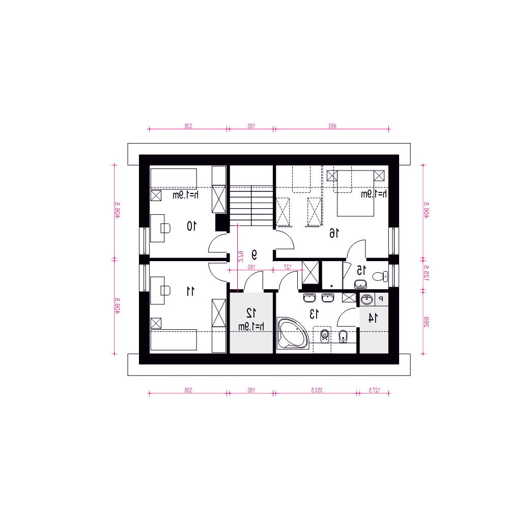 Igor z garażem 1-st. [A] (odbicie lustrzane) - miniatura 9