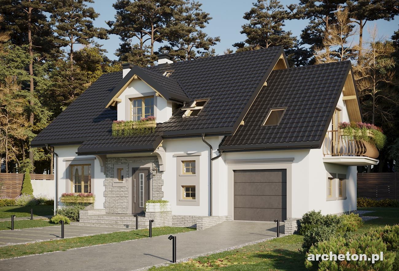 budowa domu Celesta Lux (odbicie lustrzane) - New-House