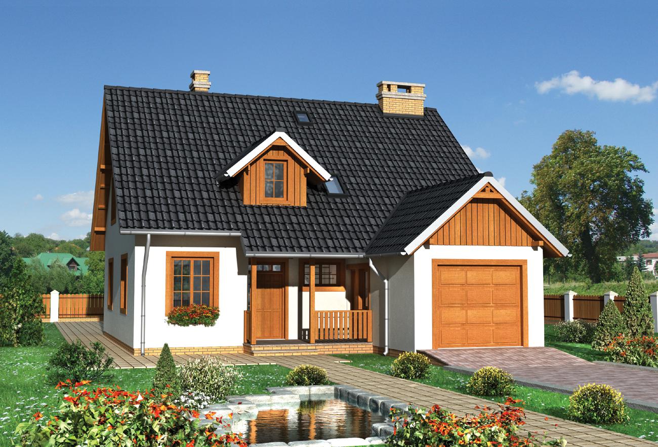 budowa domu Faustyn (odbicie lustrzane) - New-House