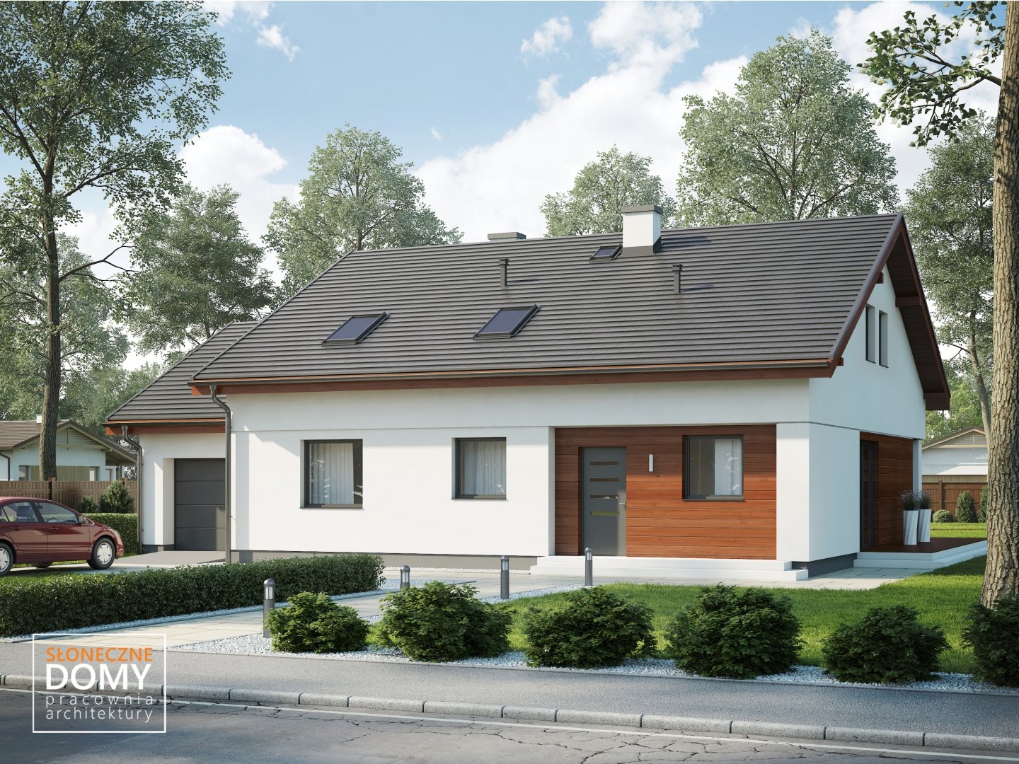budowa domu - Fano B (odbicie lustrzane) - New-House
