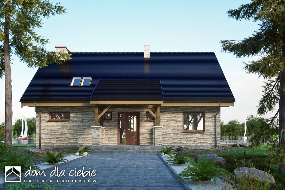 budowa domu Ziomek bez garażu [B] - New-House