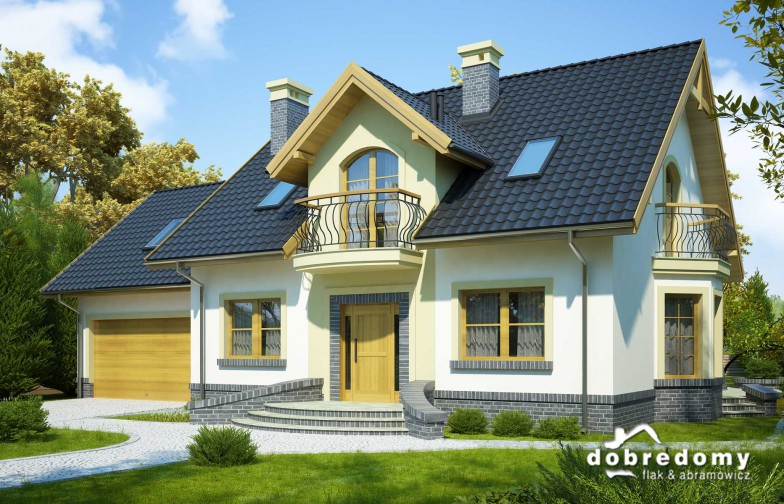 budowa domu Ambrozja Nowa II odbicie lustrzane - New-House