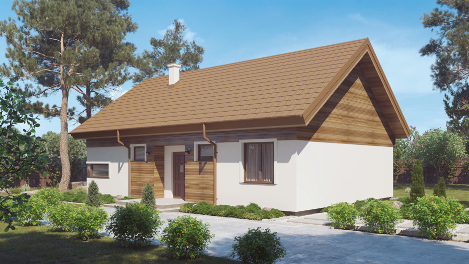 Budowa domu uA5v1 (odbicie lustrzane) z New-House