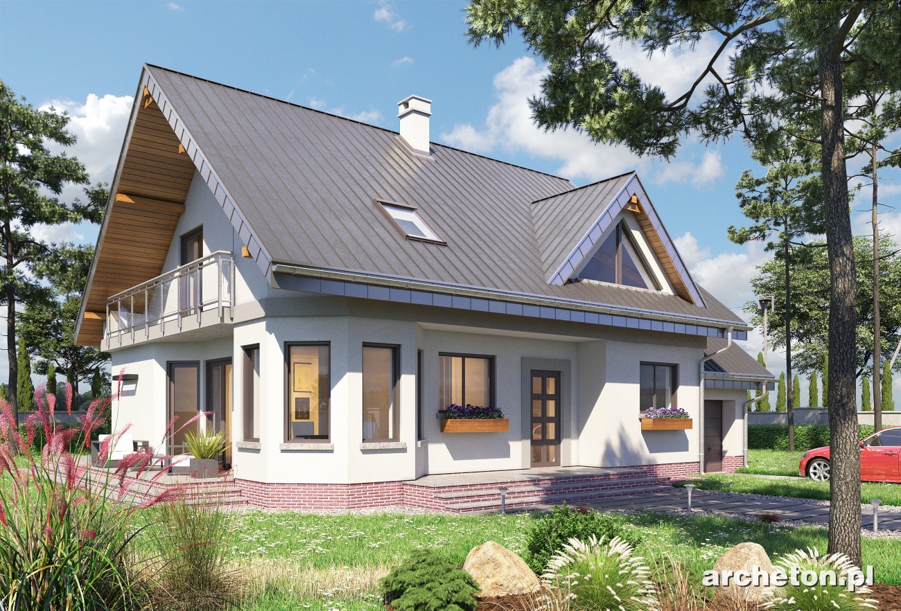 budowa domu Maja Rex Grota (odbicie lustrzane) - New-House