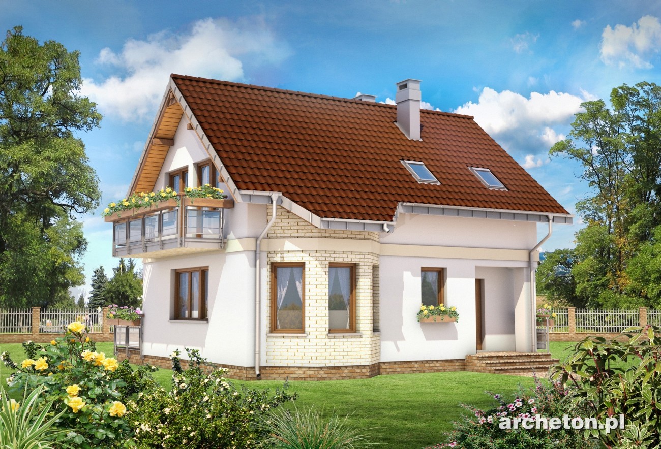 budowa domu Calineczka Mini (odbicie lustrzane) - New-House
